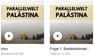 Podcast „Parallelwelt Palästina“